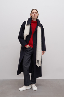 Пальто женское Finn Flare FAD11057 синее S