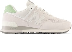 Кроссовки унисекс New Balance 74W бежевые 10.5 US