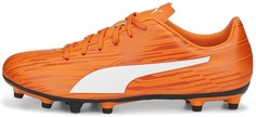 Кроссовки мужские PUMA Rapido III FG/AG оранжевые 6.5 UK