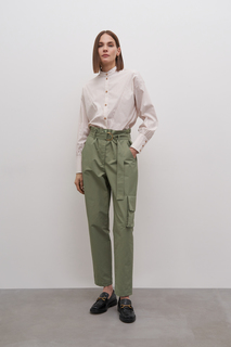 Брюки женские Finn Flare FAD110136R хаки XL