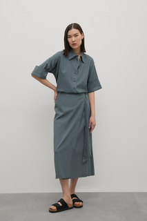 Юбка женская Finn Flare FSD11068 серая L