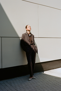 Брюки женские Finn Flare FAD110234 коричневые M