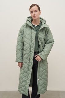 Пальто женское Finn Flare FAD11088 зеленое XL