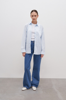 Джинсы женские Finn Flare FAD15008 синие W30L32