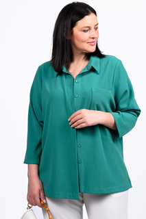 Рубашка женская SVESTA C2864 зеленая 58 RU