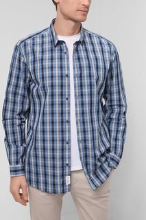 Рубашка мужская Esprit 022EE2F305 синяя 2XL