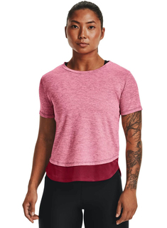 Футболка женская Under Armour Ua Tech Vent Ss розовая XS