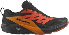 Кроссовки мужские Salomon SENSE RIDE 5 GTX Black/Scarlet Ibi черные 9.5 UK