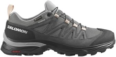 Кроссовки женские Salomon X WARD LEATGER GTX W Gull/Black/Ebony серые 5 UK