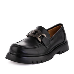 Лоферы женские INSTREET 77-31WA-703SS черные 40 RU