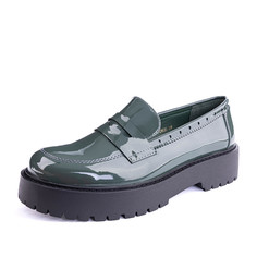 Лоферы женские INSTREET 91-31WB-709DS зеленые 39 RU