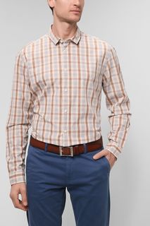 Рубашка мужская Esprit 022EE2F305 коричневая 2XL