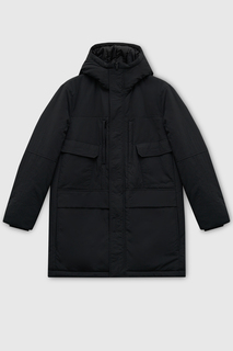 Пальто мужское Finn Flare FAD21007 черное 2XL