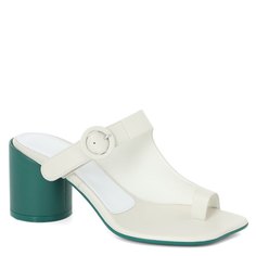 Шлепанцы женские Mm6 Maison Margiela S59WP0182 бежевые 39 EU