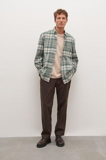 Брюки мужские Finn Flare FAD21037 коричневые M