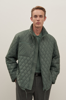 Куртка мужская Finn Flare FAD21051 зеленая 2XL