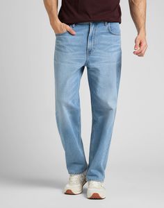 Джинсы мужские Lee Men Asher Jeans Worn New Hill голубые 50 RU