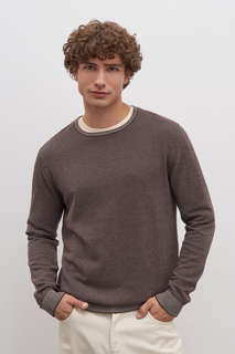 Джемпер мужской Finn Flare FAC21122 коричневый XL