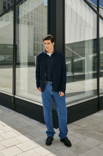 Джинсы мужские Finn Flare FAD25004 синие W36L34