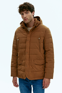 Куртка мужская Finn Flare FAD21072 коричневая XL