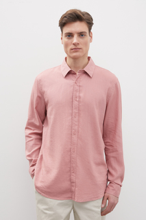 Рубашка мужская Finn Flare FSD21001 розовая 2XL