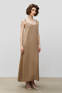 Сарафан женский Baon B4623009 коричневый M