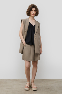 Шорты женские Baon B3223007 коричневые L