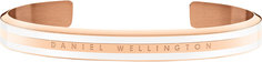 Браслет из стали с эмалью р.15,5 Daniel Wellington Classic-Slim-Satin-White-RG-Small