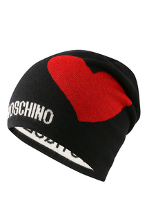 Шапка Moschino boutique 65290 M2575 женская чёрная