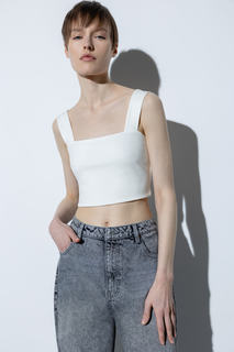 Топ женский INCITY 1.1.1.23.01.03.01792 белый S