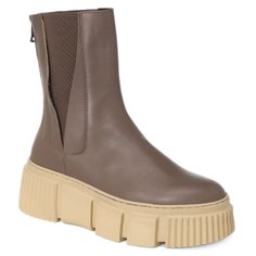 Полусапоги женские J.j.delacroix 2282 коричневые 39 EU