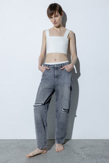 Джинсы женские Incity 1.1.1.22.01.08.00668 серые 28W/32L