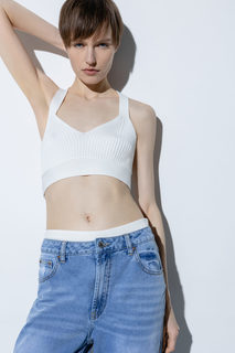 Топ женский INCITY 1.1.1.23.01.05.02321 белый S