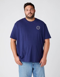 Футболка мужская Wrangler Good Times Tee синяя L