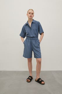 Шорты женские Finn Flare FSD11073 синие XS