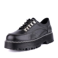 Полуботинки женские INSTREET 77-32WA-747ST черные 40 RU