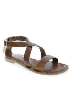 Сандалии женские U.S. POLO Assn. Linda LINDA001 LTH коричневые 37 EU