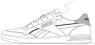 Кеды мужские Reebok Court Advance Vegan белые 10.5 US