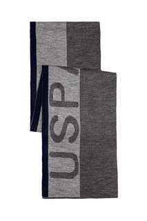 Шарф мужской U.S. POLO Assn. A081SZ0DH0MARTIN-SK21 темно-серый
