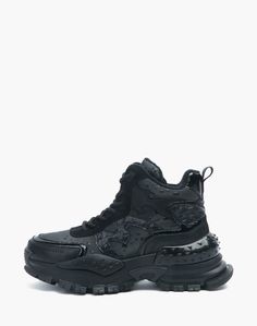 Кроссовки женские Mascotte 234-223222-0602 черные 37 RU