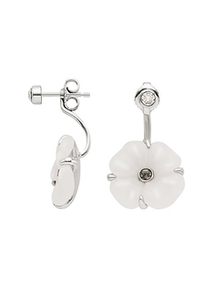 Серьги из стали со стеклом Nina Ricci 70223671114000