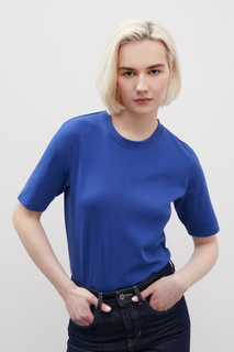 Футболка женская Finn Flare FSD110137 синяя S