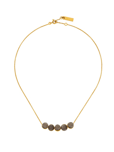 Колье из стали со стеклом Nina Ricci 70223580116043