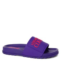 Сланцы женские Versace Jeans Couture 74VA3SQ2 фиолетовые 38 EU