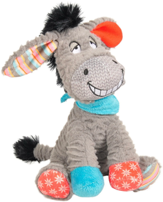 Игрушка для собак Flamingo Karlie Snaky Molly ослик с пищалкой 34 см