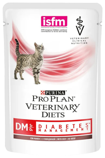 Влажный корм для кошек Pro Plan Veterinary Diets с говядиной, 10 шт по 85 г