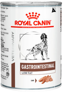 Консервы для собак ROYAL CANIN Gastro Intestinal Low Fat, при болезнях ЖКТ, 12шт по 410г