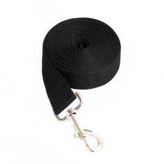 Поводок для собак Пижон 3мх3см чёрный