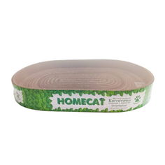 Когтеточка HOMECAT мятная овальная с бортами большая 60х40х8 см