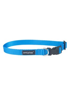 Ошейник для собак регулируемый AmiPlay Basic XL 45-70/2,5 см, синий